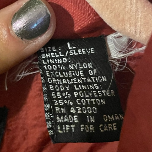 MacGregor Performance Jacket Red & Navy - Picture 7 of 9